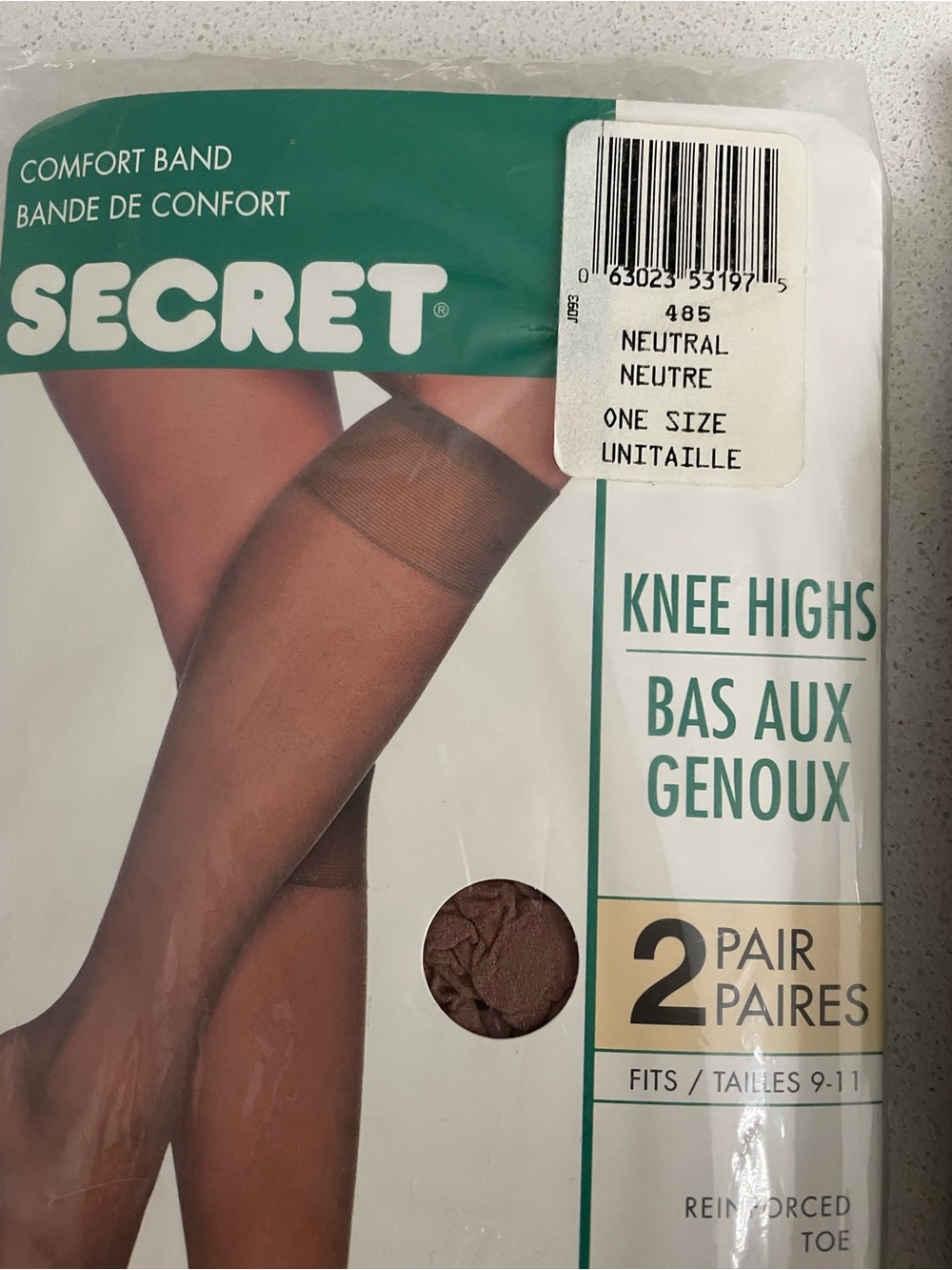 Ellen Tracy 3-Pack Trouser Socks + Secret Neutral Knee Highs 2-Pack - Picture 4 of 6